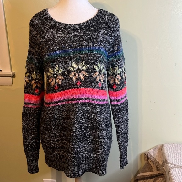 American Eagle Outfitters colorful wool mohair blend jegging sweater - Picture 1 of 11